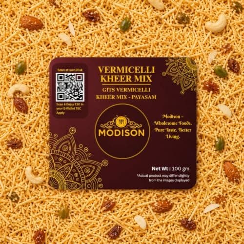 MODISON Vermicelli Kheer Mix Instant Payasam Dessert Mix 100g thumbnail 6