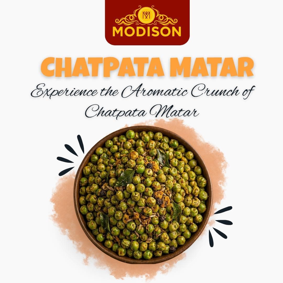 MODISON Chatpata Matar Healthy Snacks Spicy Green Peas 180g thumbnail 10