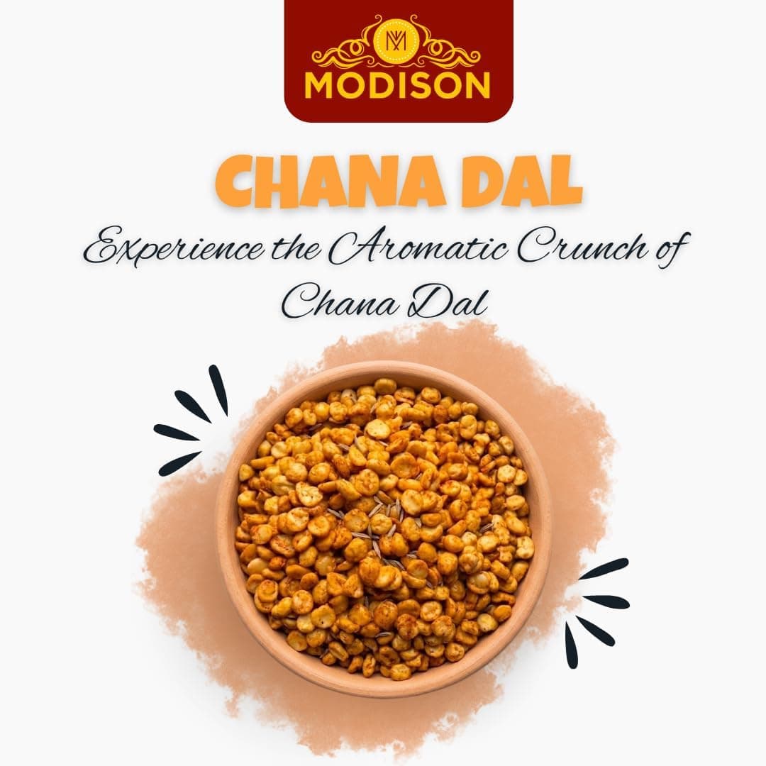 MODISON Roasted Chana Dal Healthy Snacks Masala Split Chickpeas 180g thumbnail 10