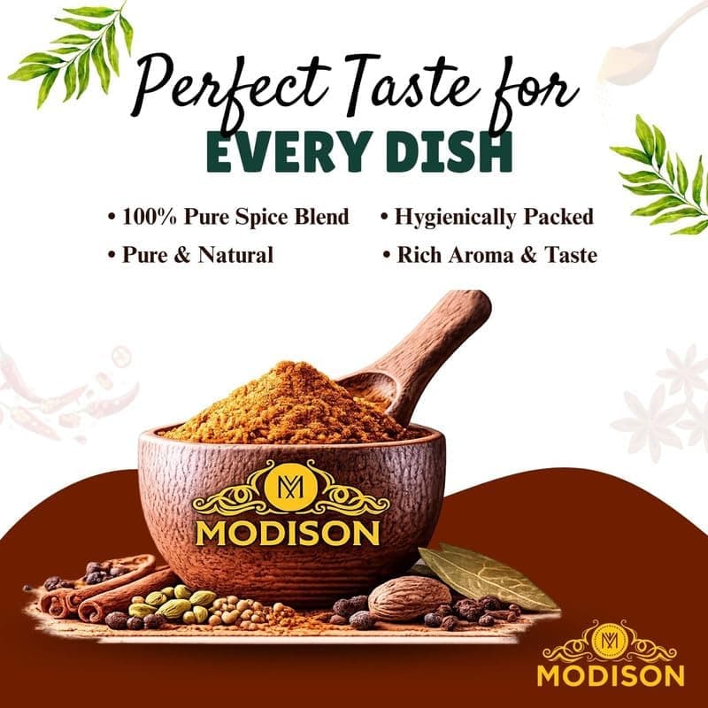 MODISON Garam Masala Powder Indian Spices Traditional 1KG thumbnail 3