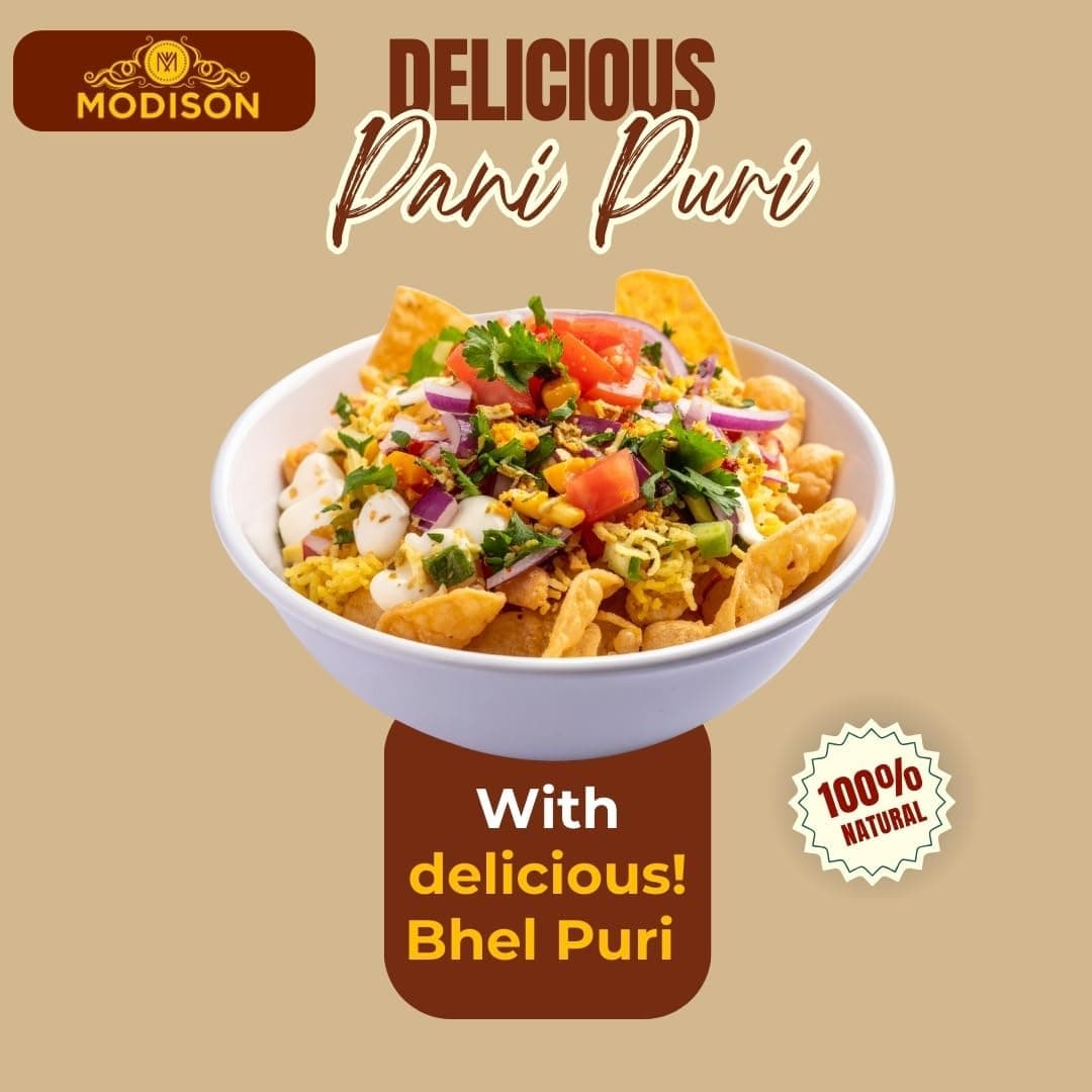 MODISON Pani Puri Bhel Puri Bundle Indian 180g Chaat Kit 3 Pack thumbnail 10