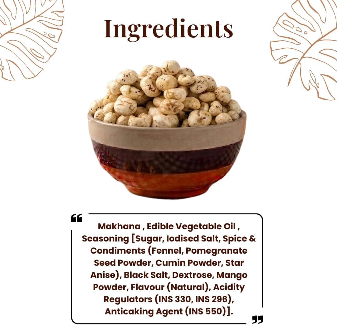 MODISON Roasted Makhana Healthy Snacks Khatta Meetha 80g thumbnail 11