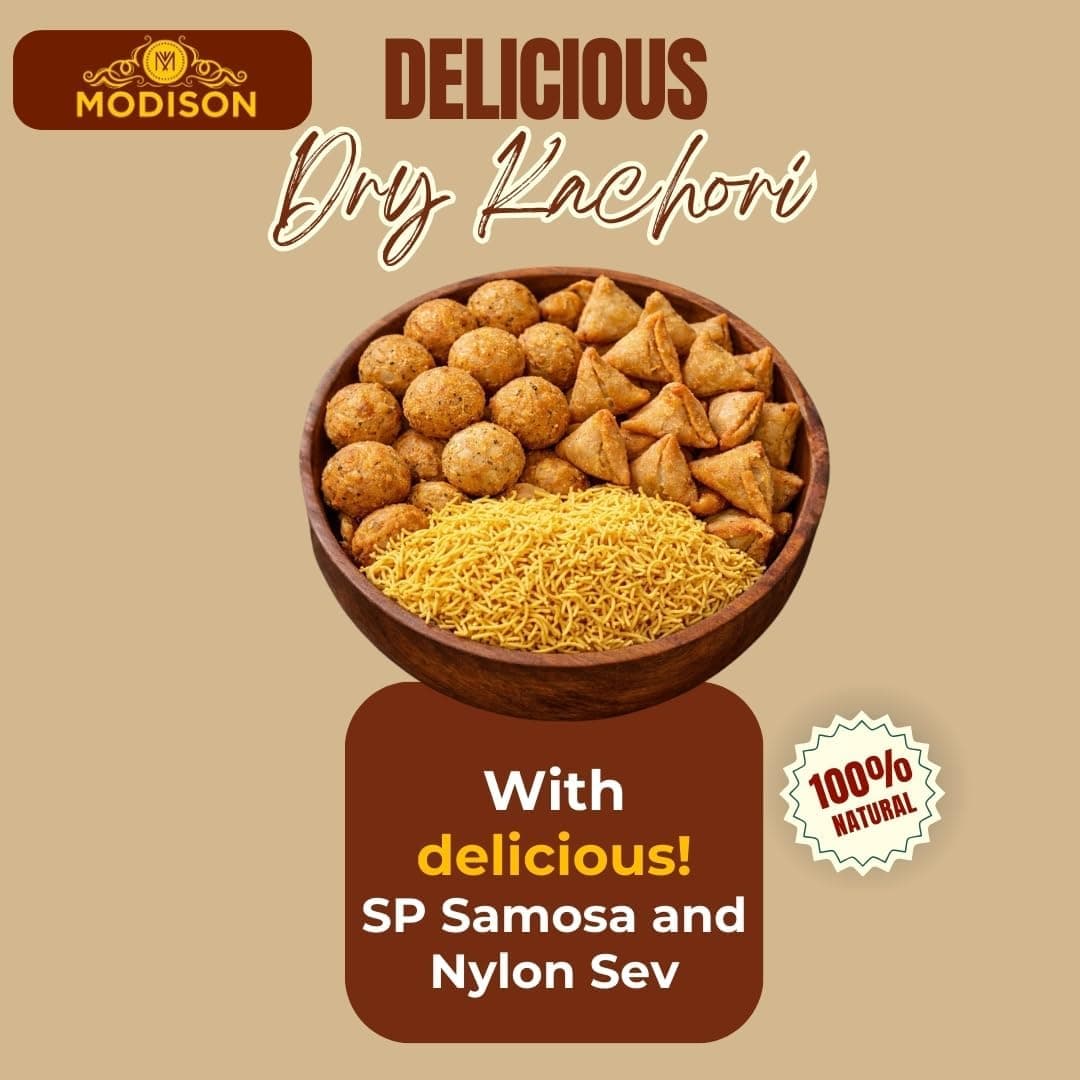 MODISON Namkeen Combo Indian Snacks 540g Party Mix 3 Pack thumbnail 10