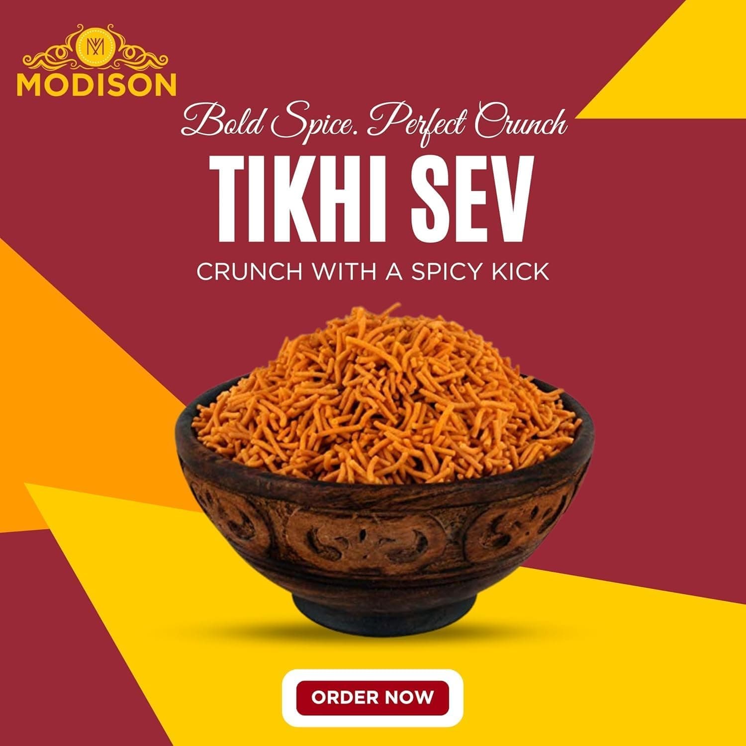 MODISON Tikhi Sev Indian Snacks Spicy Gram Flour thumbnail 12