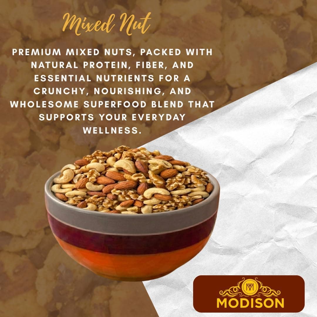 MODISON Mixed Nuts Healthy Indian Snacks Mix 400g thumbnail 10