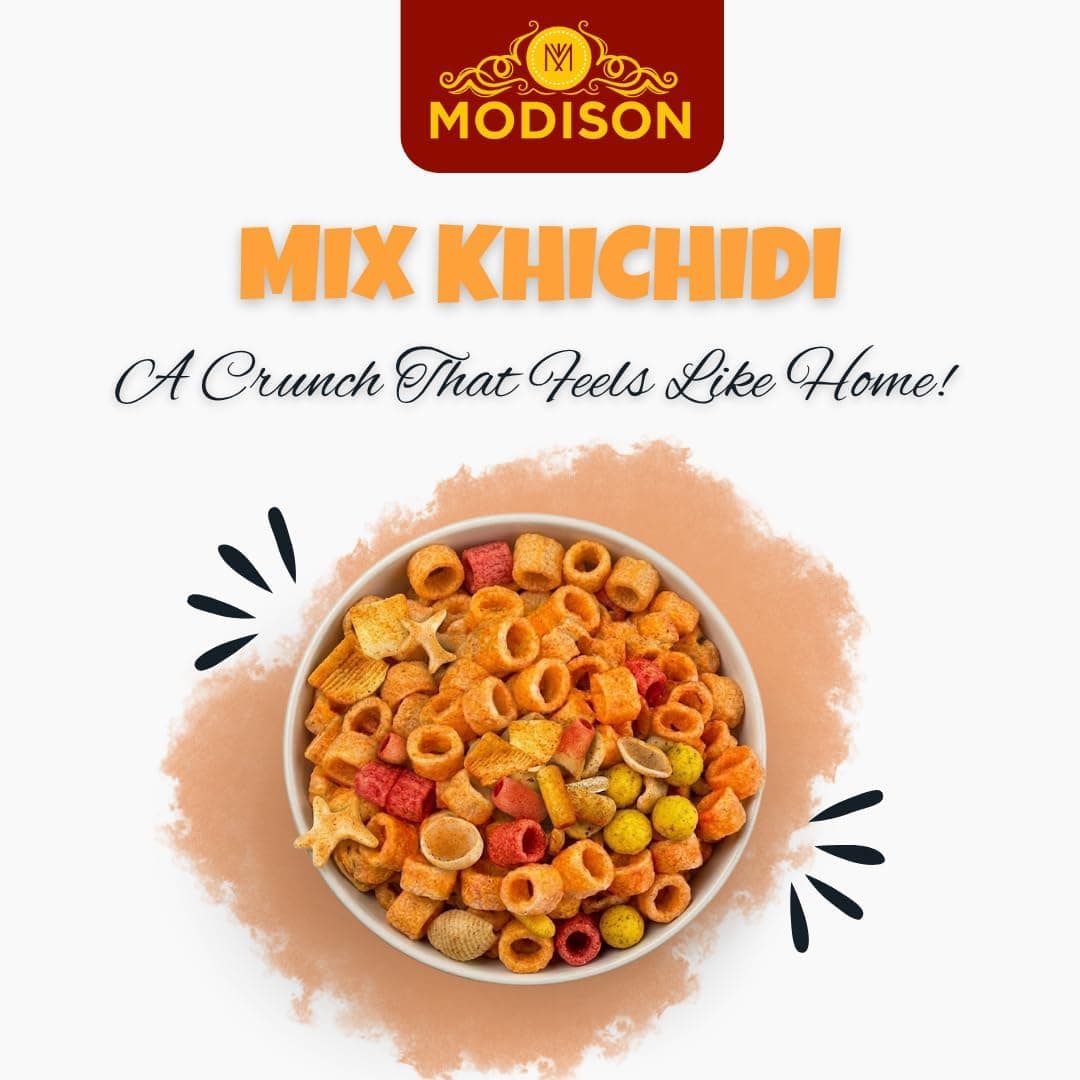 MODISON Mix Khichdi Fryums Indian Snacks Millet Mix 180g thumbnail 10