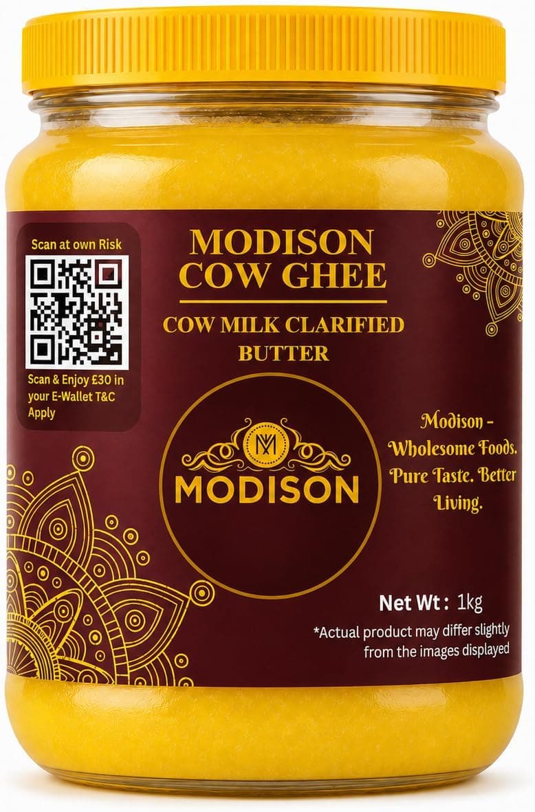 MODISON Cow Ghee Cow Milk Clarified Butter 1kg thumbnail 8