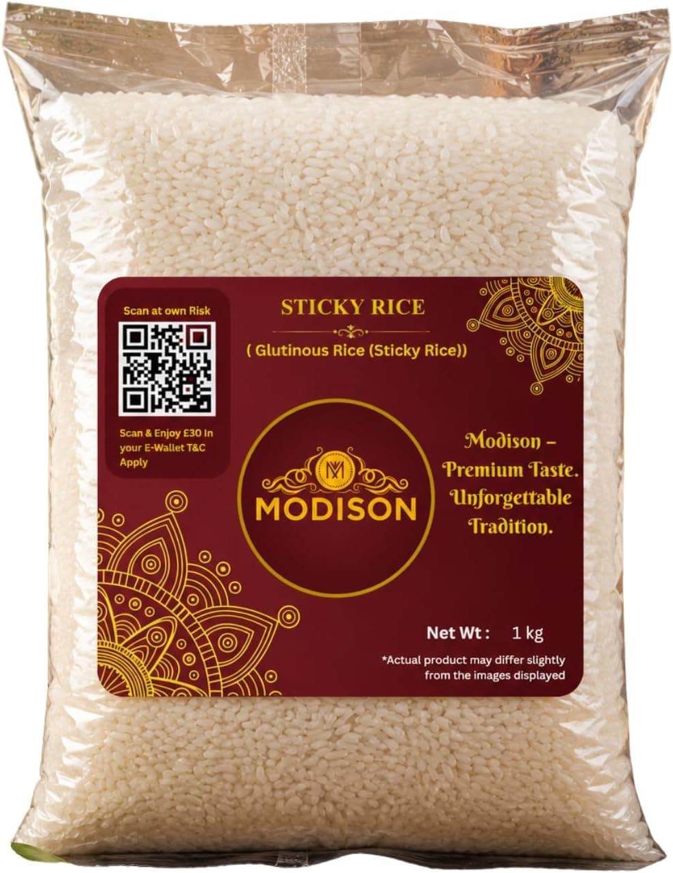 MODISON Sticky Rice Glutinous Rice Short Grain Rice 1kg thumbnail 8