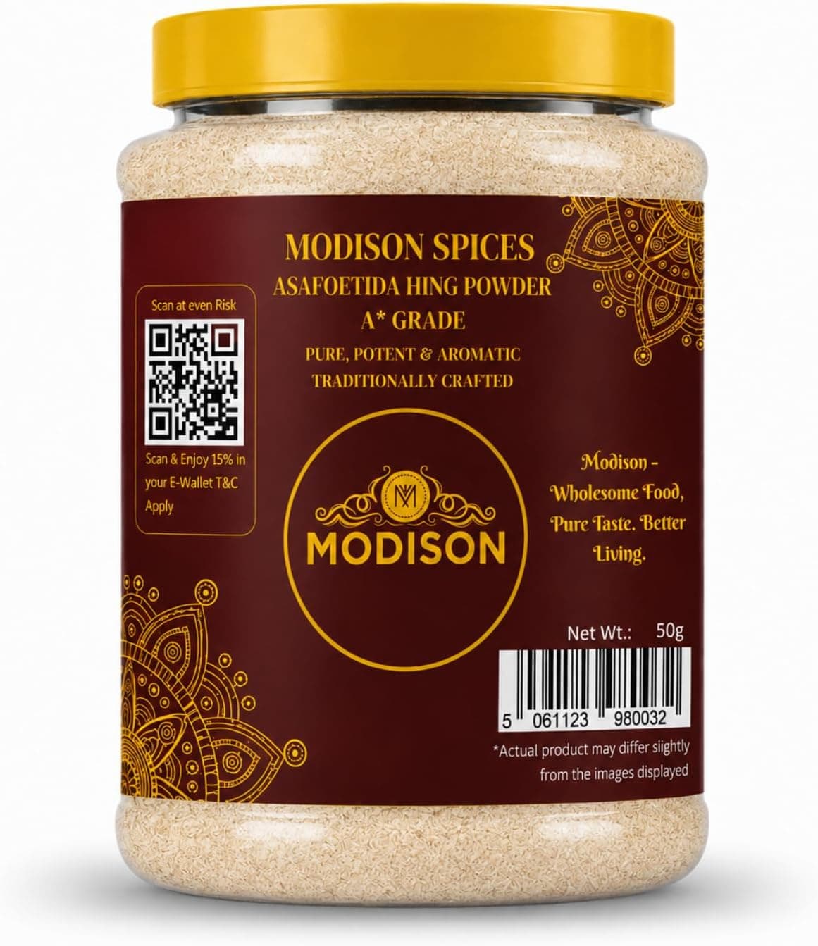 MODISON Asafoetida Hing Powder Indian Spices A Grade 50g thumbnail 8