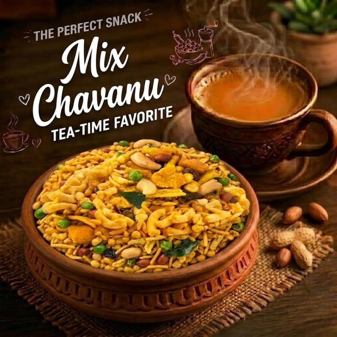 MODISON Mix Chavanu Indian Snacks Crunchy Spicy Mix 180g thumbnail 11