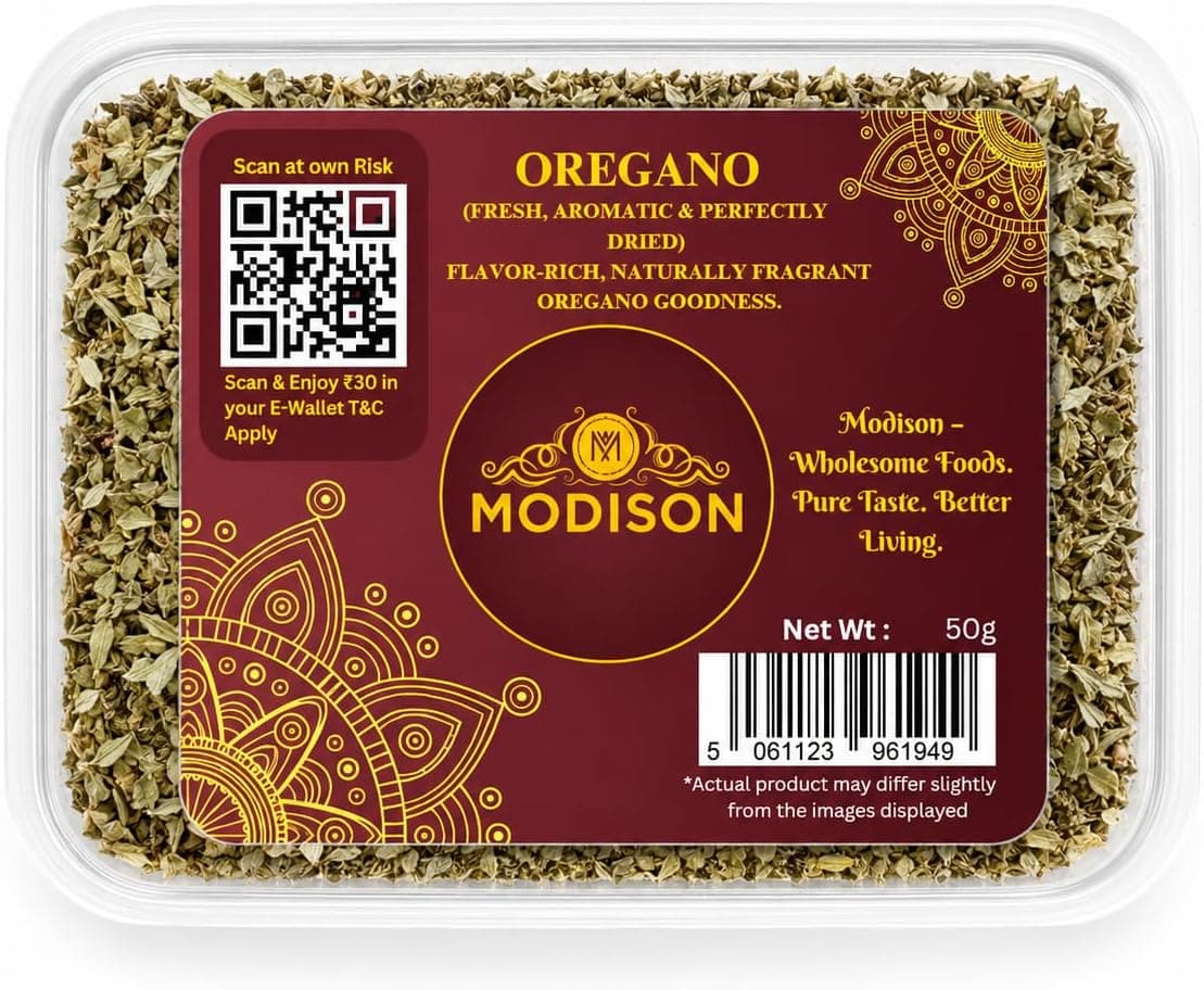 MODISON Oregano Herbs Dried Aromatic Mediterranean Seasoning 50g thumbnail 8