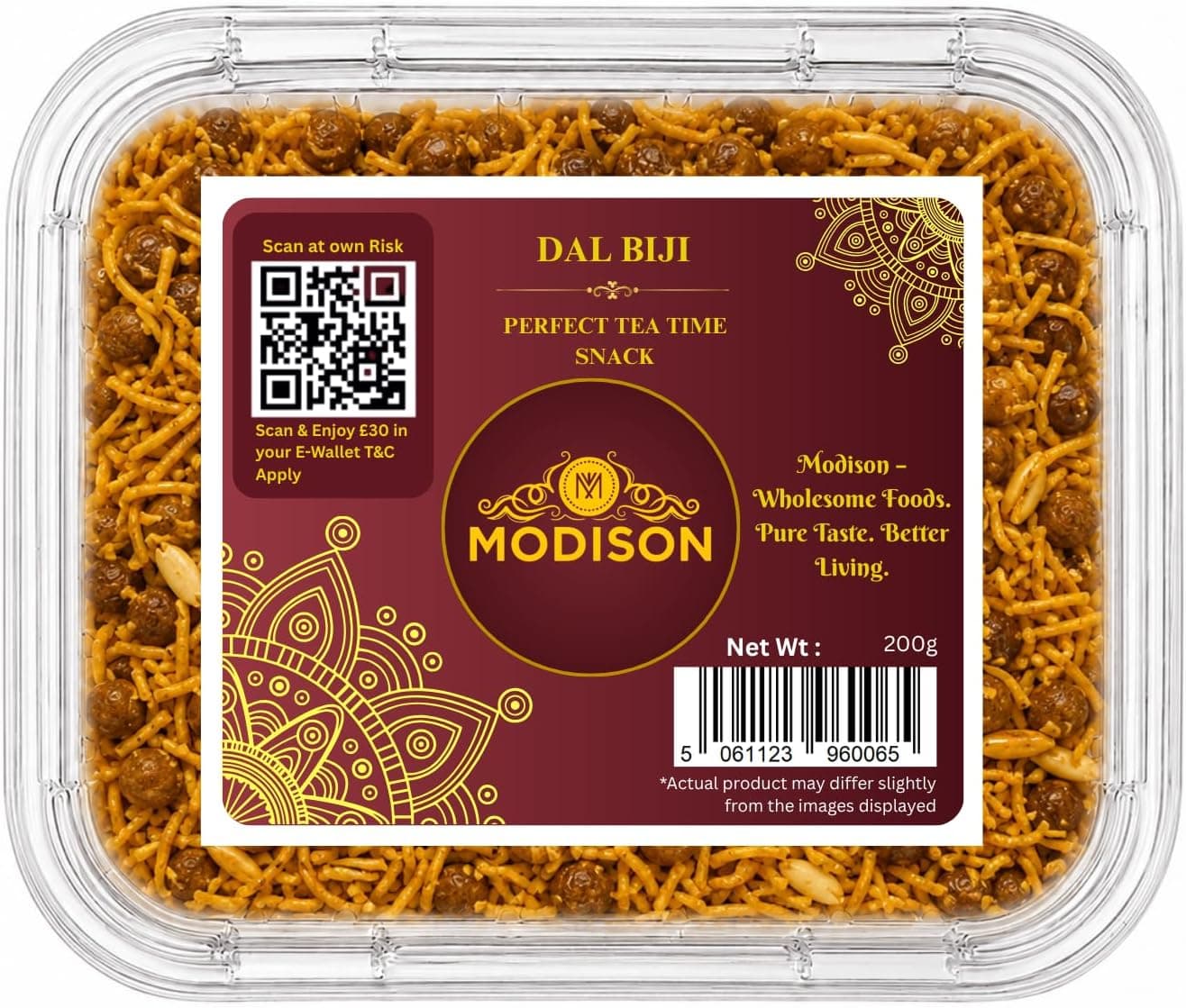MODISON Dal Biji Indian Namkeen Snack Traditional Savoury 200g thumbnail 8