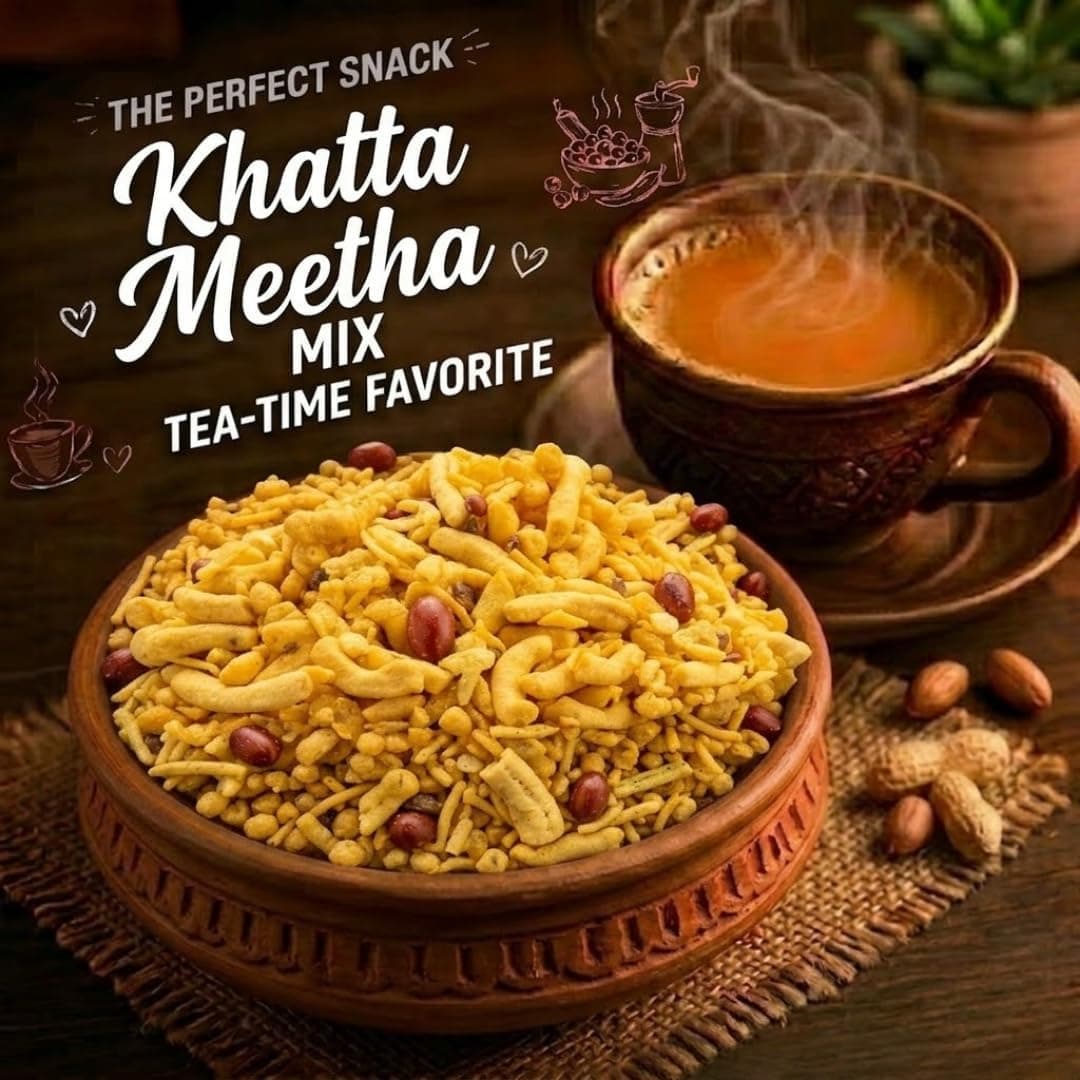 MODISON Khatta Meetha Mix Indian Namkeen Sweet Tangy Snack 180g thumbnail 12