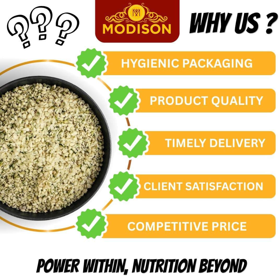 MODISON Hemp Seeds Superfoods Plant Based Protein 400g thumbnail 11