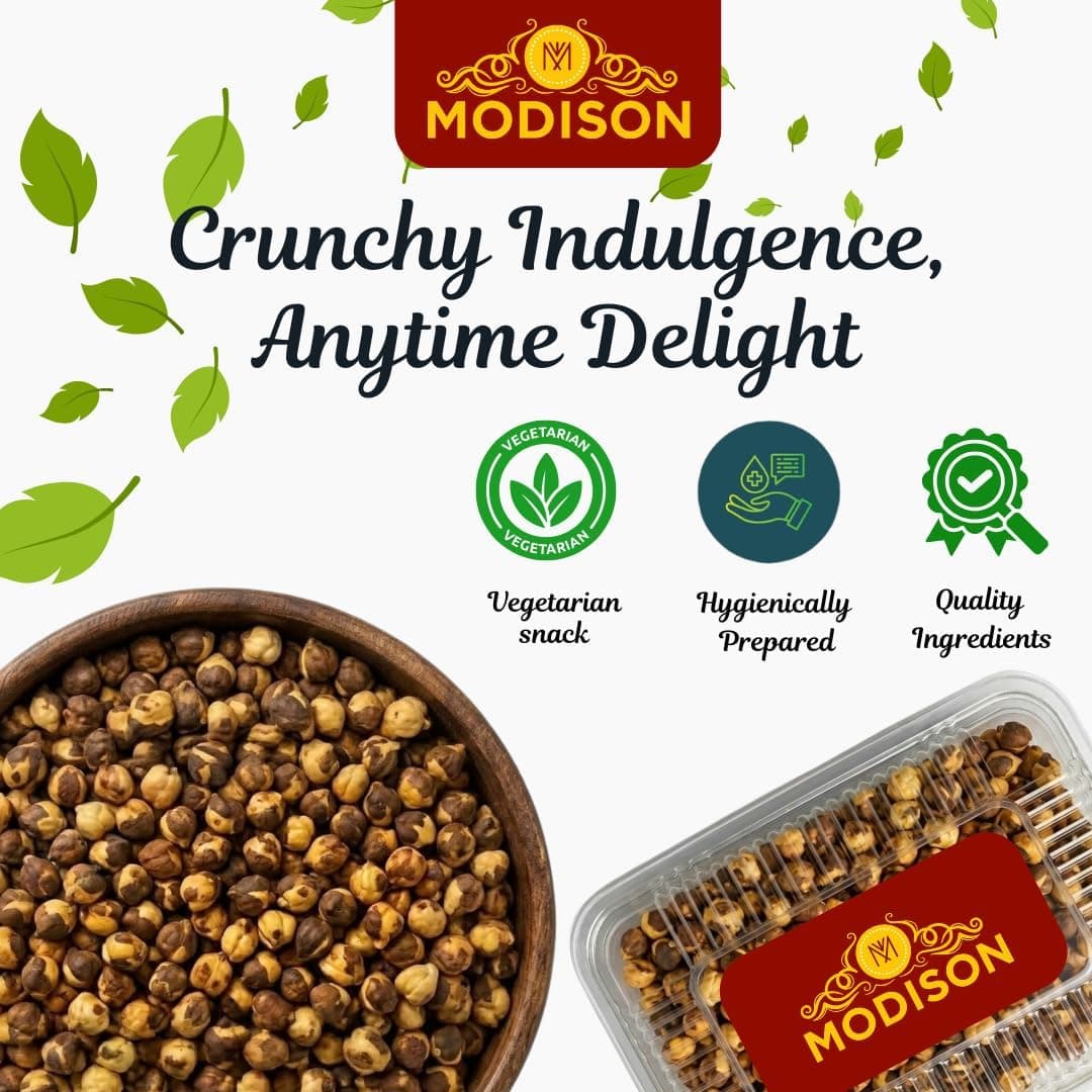 MODISON Roasted Chana Healthy Snacks High Protein 180g thumbnail 12