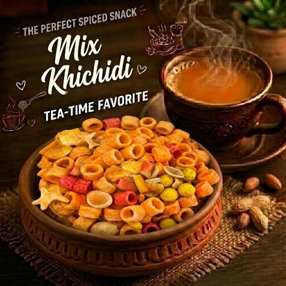 MODISON Mix Khichdi Fryums Indian Snacks Millet Mix 180g thumbnail 11