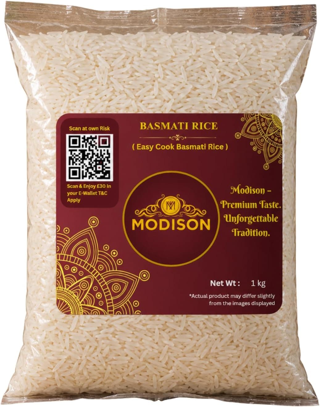 MODISON Easy Cook Basmati Rice Long Grain White Rice 1kg thumbnail 8