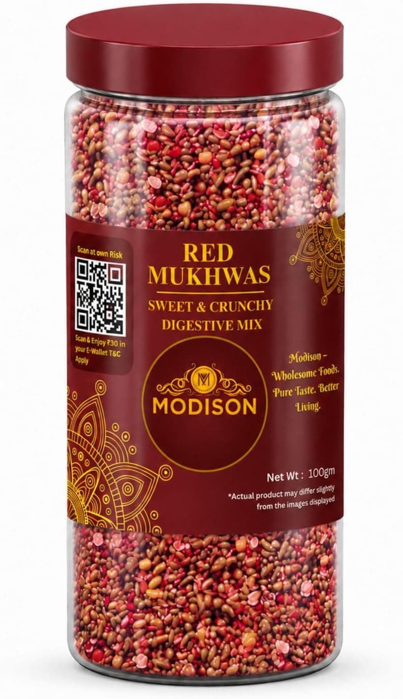 MODISON Red Mukhwas Indian Mouth Freshener Aniseed Coriander 100g thumbnail 8