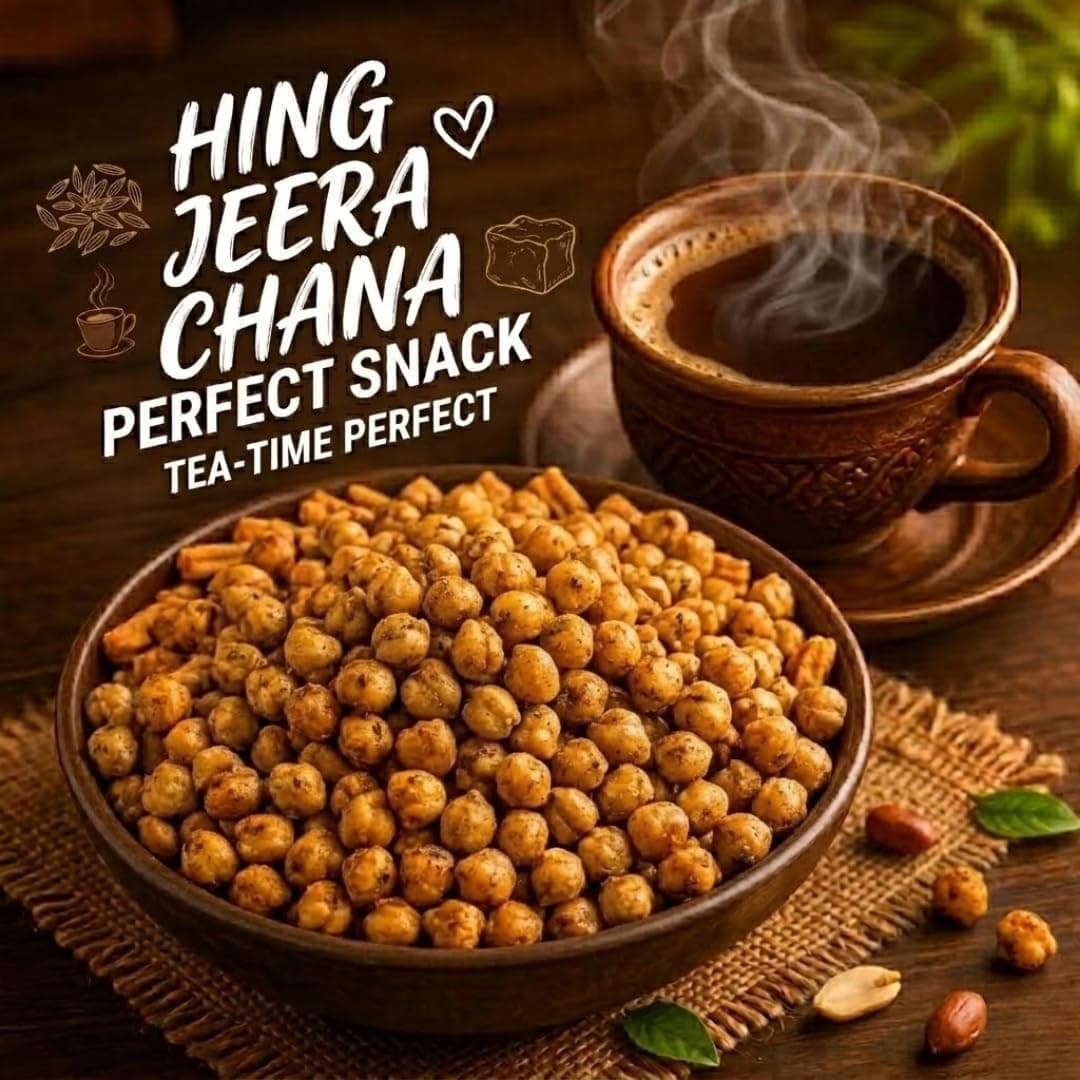 MODISON Hing Jeera Chana Indian Snacks Roasted Chickpeas 180g thumbnail 11