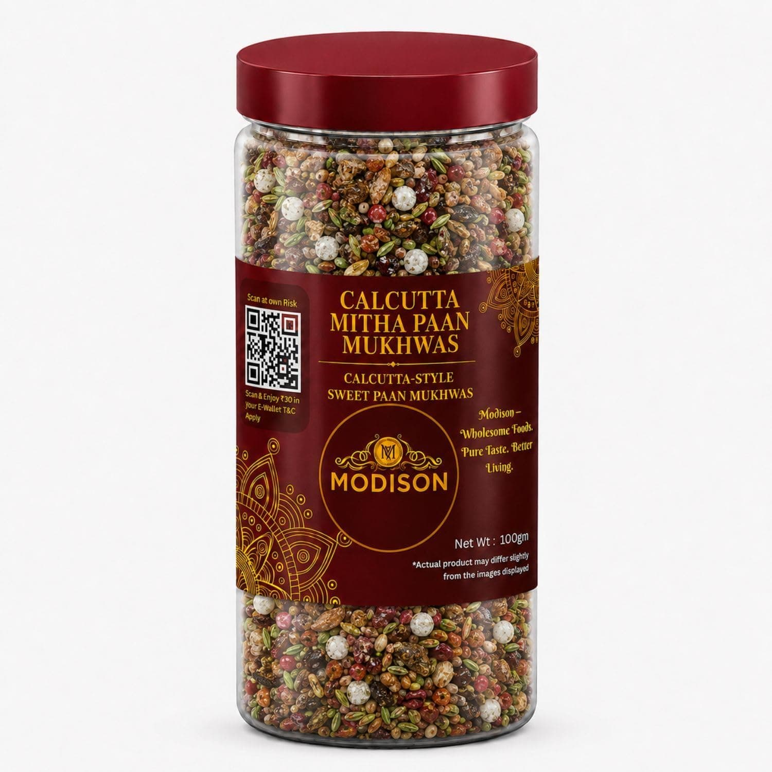 MODISON Calcutta Mitha Paan Indian Mouth Freshener 100g thumbnail 8