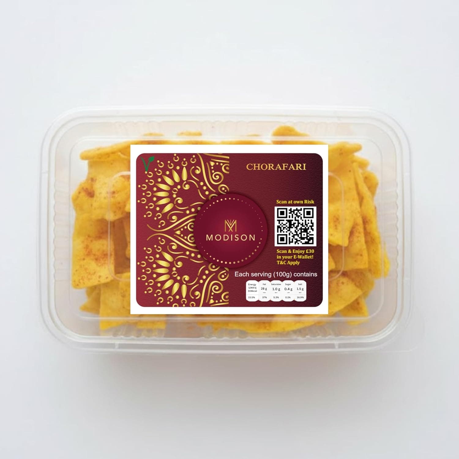 MODISON Chorafali Crispy & Authentic Gujarati Snack 180g thumbnail 8