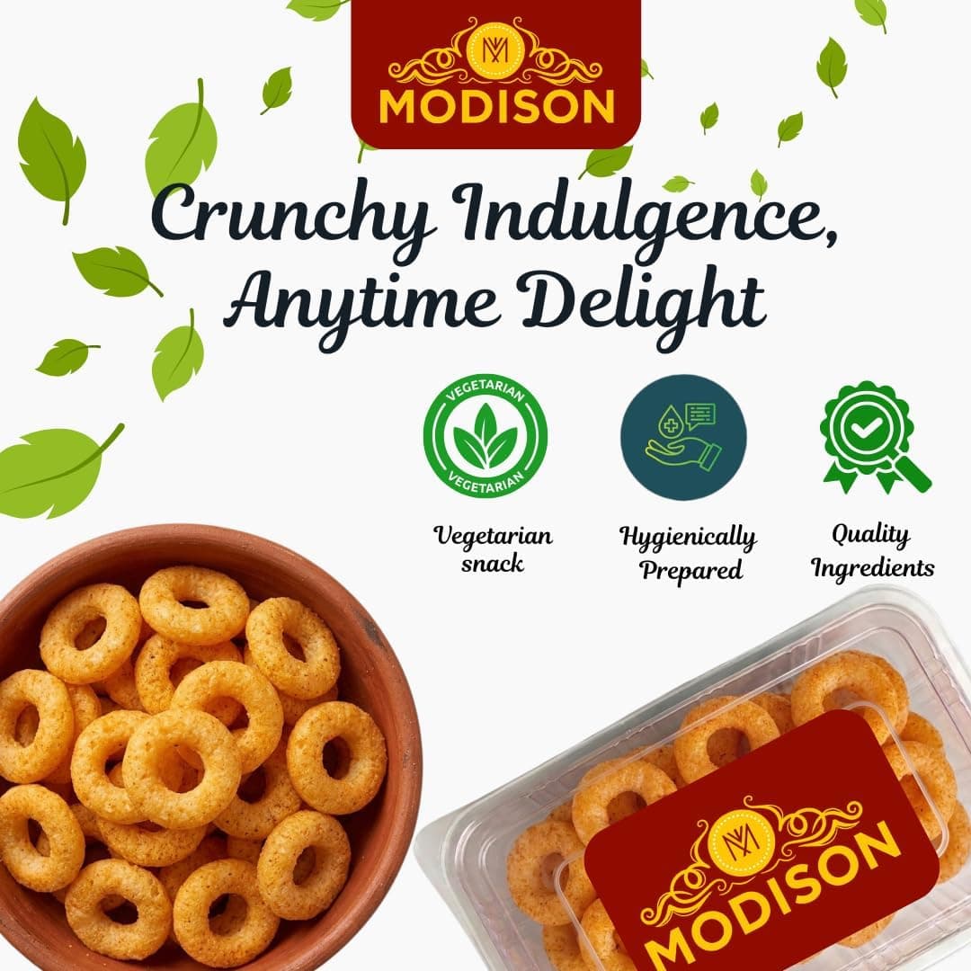 MODISON Polo Rings Indian Snacks Chatpata Masala 180g thumbnail 12