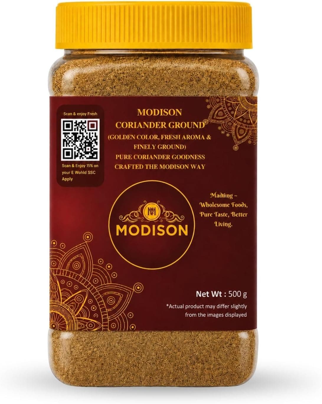 MODISON Coriander Ground Powder Indian Spices Pure Dhania 500g thumbnail 8