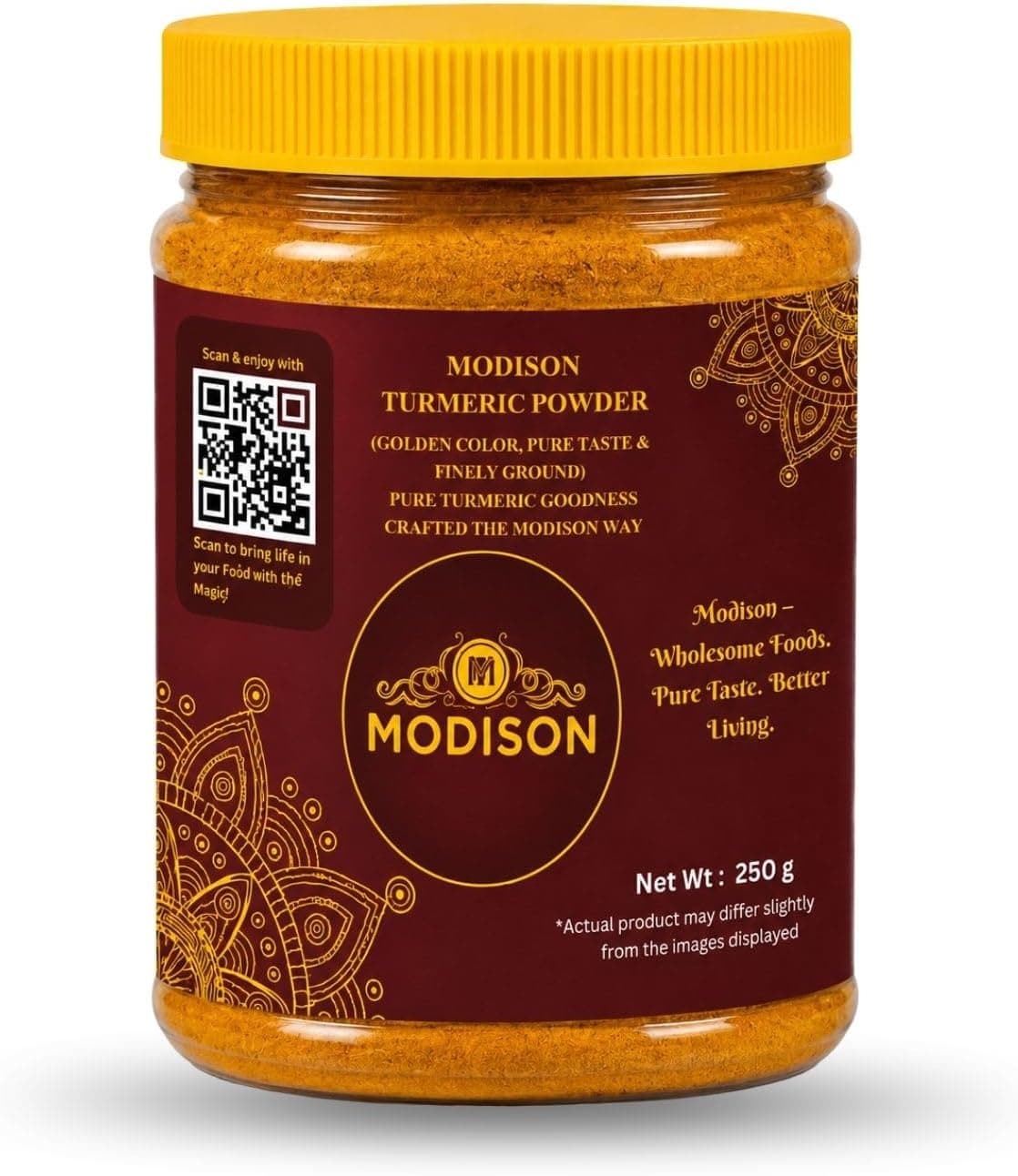 MODISON Turmeric Powder Indian Spices Pure Haldi 250g thumbnail 8