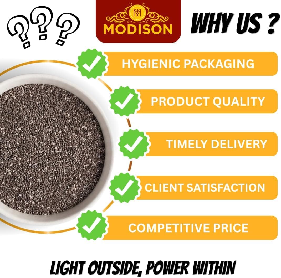 MODISON Chia Seeds Superfoods Natural Healthy Breakfasts 200g thumbnail 12