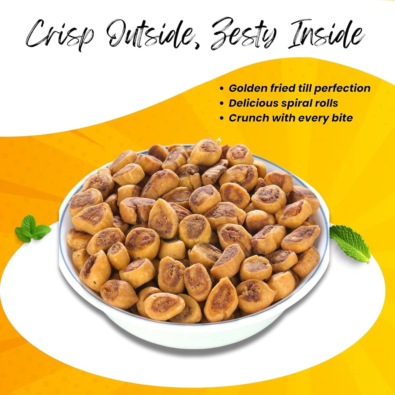 MODISON Poona Bhakarwadi Indian Namkeen Crispy Maharashtrian 360g thumbnail 11