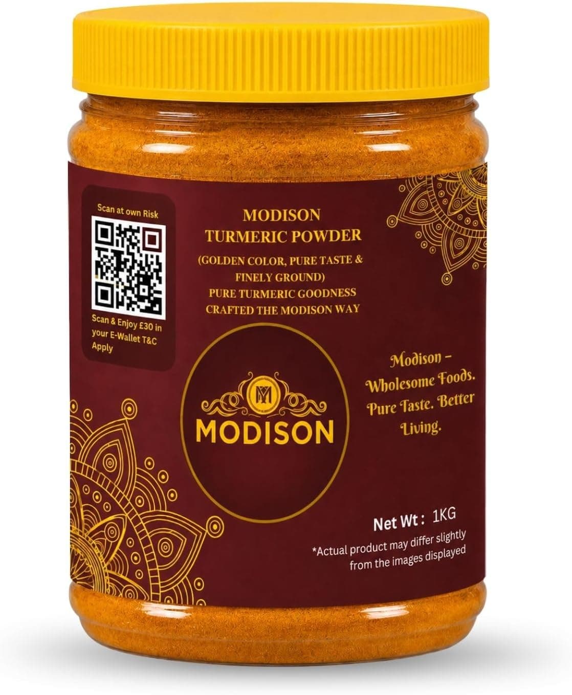 MODISON Turmeric Powder Indian Spices Pure Haldi 1kg thumbnail 8