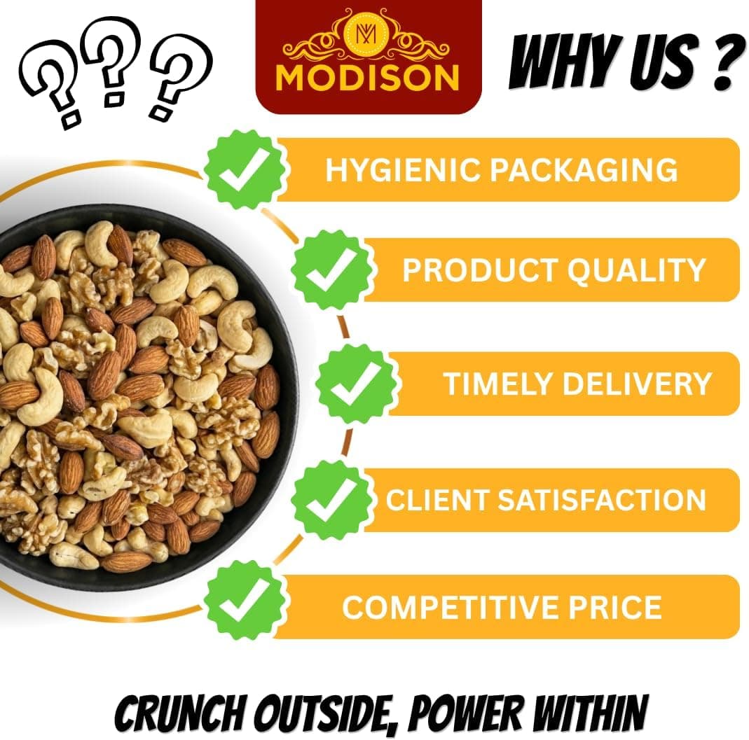 MODISON Mixed Nuts Healthy Snacks Premium Nut Mix 250g thumbnail 11