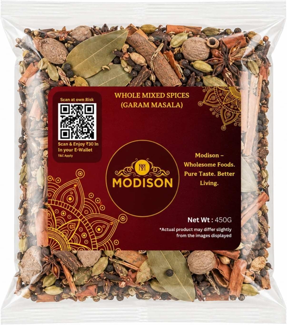 MODISON Whole Garam Masala Mixed Spices Blend 450g thumbnail 8