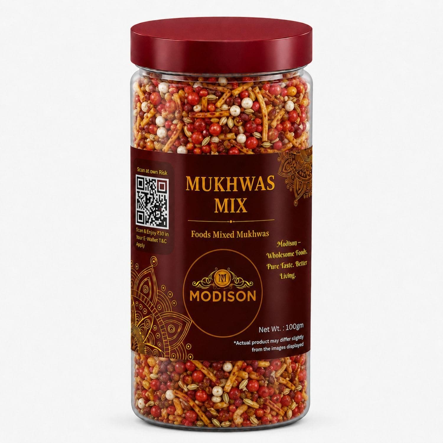 MODISON Mukhwas Mix Indian Mouth Freshener Rose Flavoured 100g thumbnail 8