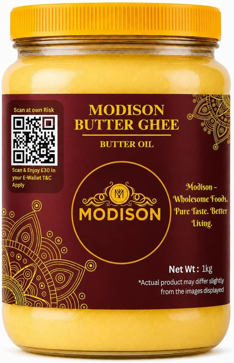 MODISON Butter Ghee Clarified Butter Pure Milk Fat 1kg thumbnail 8