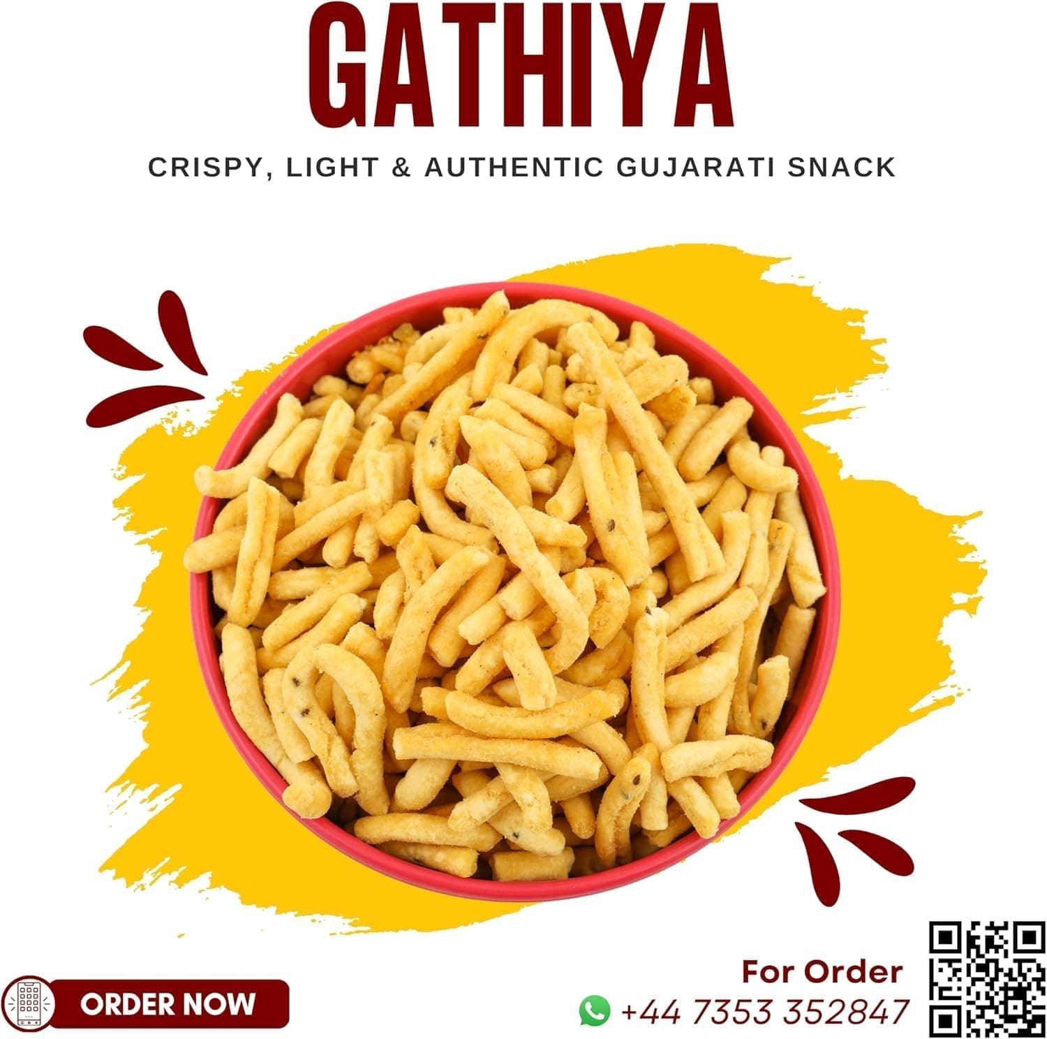 MODISON Bhavnagari Gathiya Indian Crispy Snacks 540g thumbnail 11