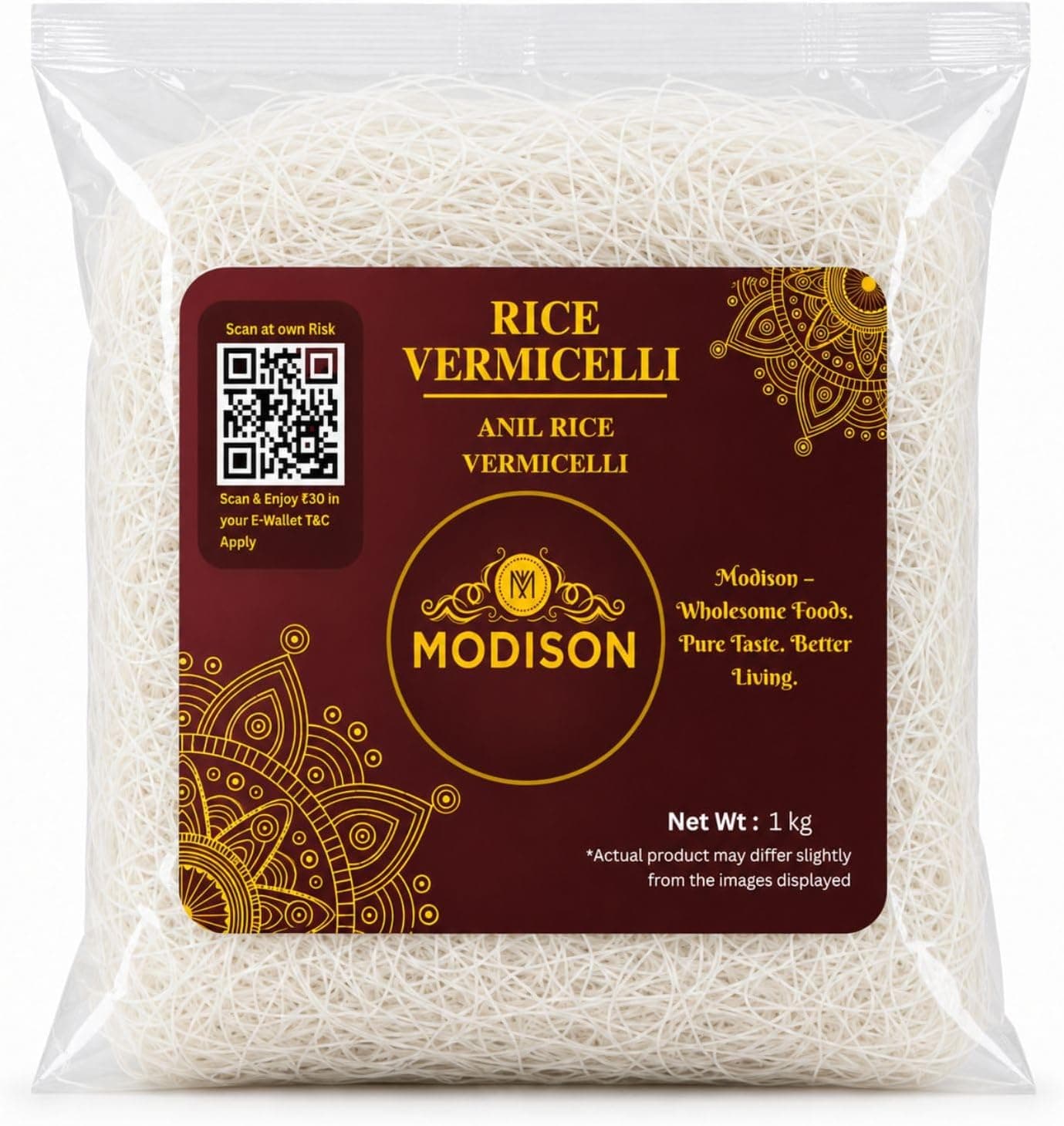 MODISON Rice Vermicelli Premium Rice Noodles Ready to Cook 1kg thumbnail 8
