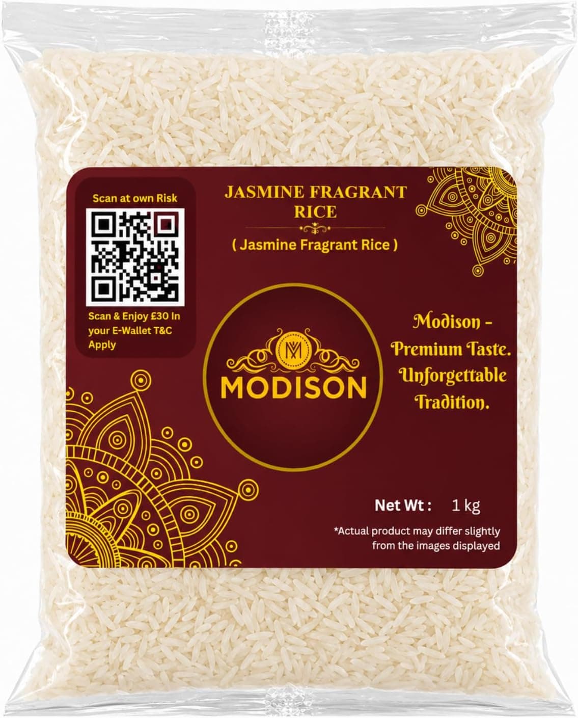 MODISON Jasmine Fragrant Rice Long Grain Rice 1kg Vegan thumbnail 8