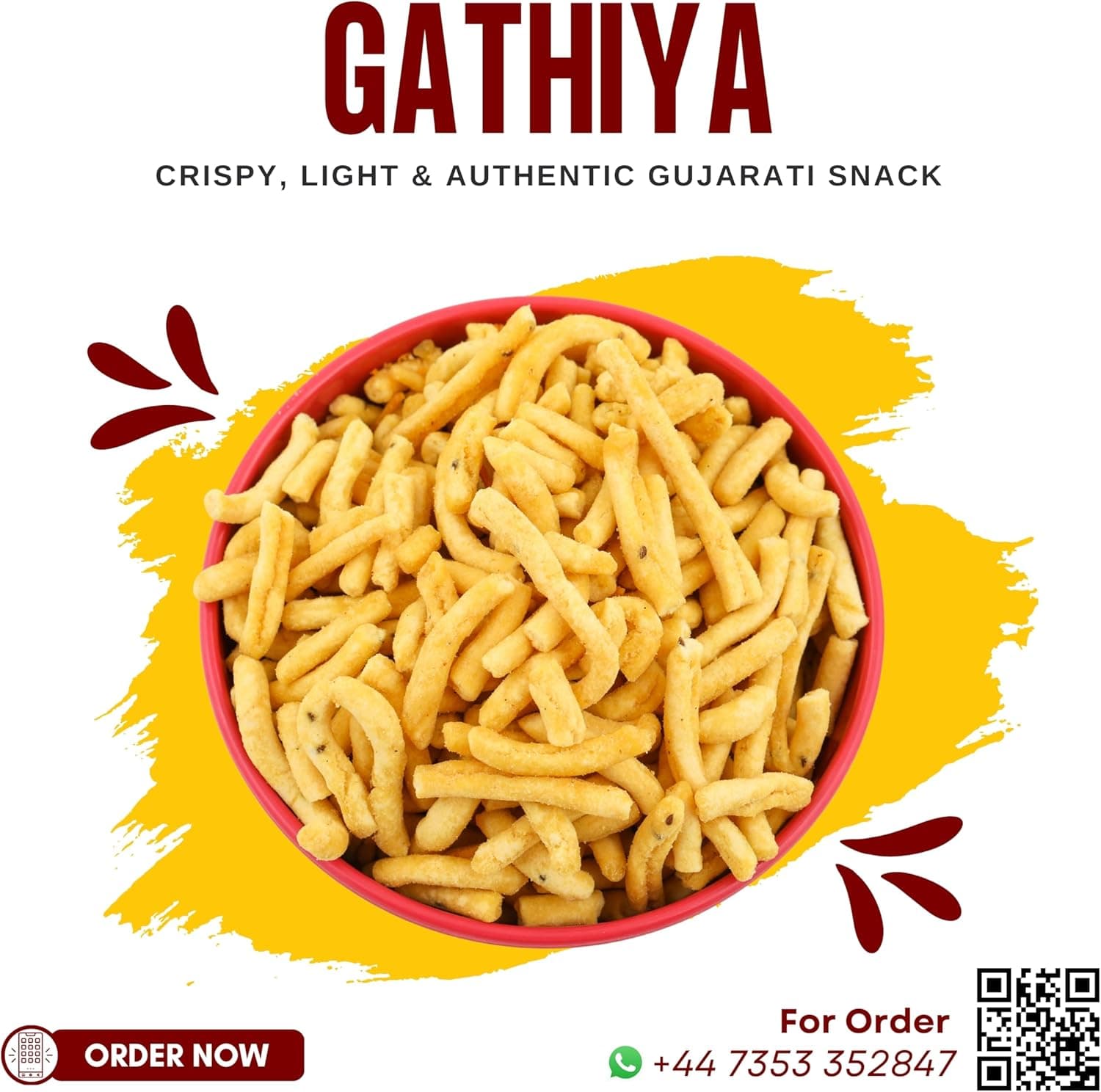 MODISON Bhavnagari Gathiya Indian Snacks Crispy Gujarati 180g thumbnail 11