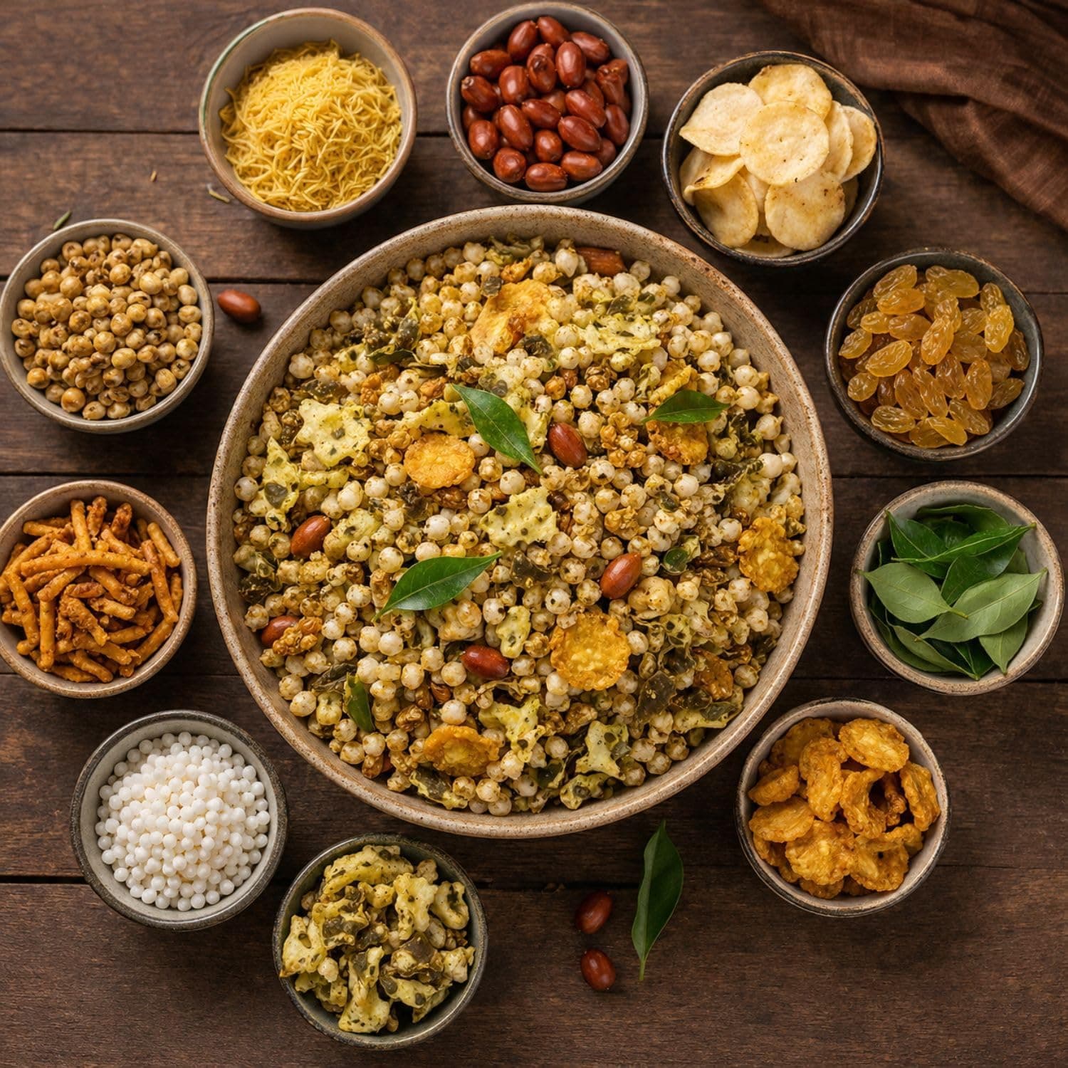MODISON Roasted Fiber Mix Indian Namkeen Crunchy Millet Sorghum 180g thumbnail 12