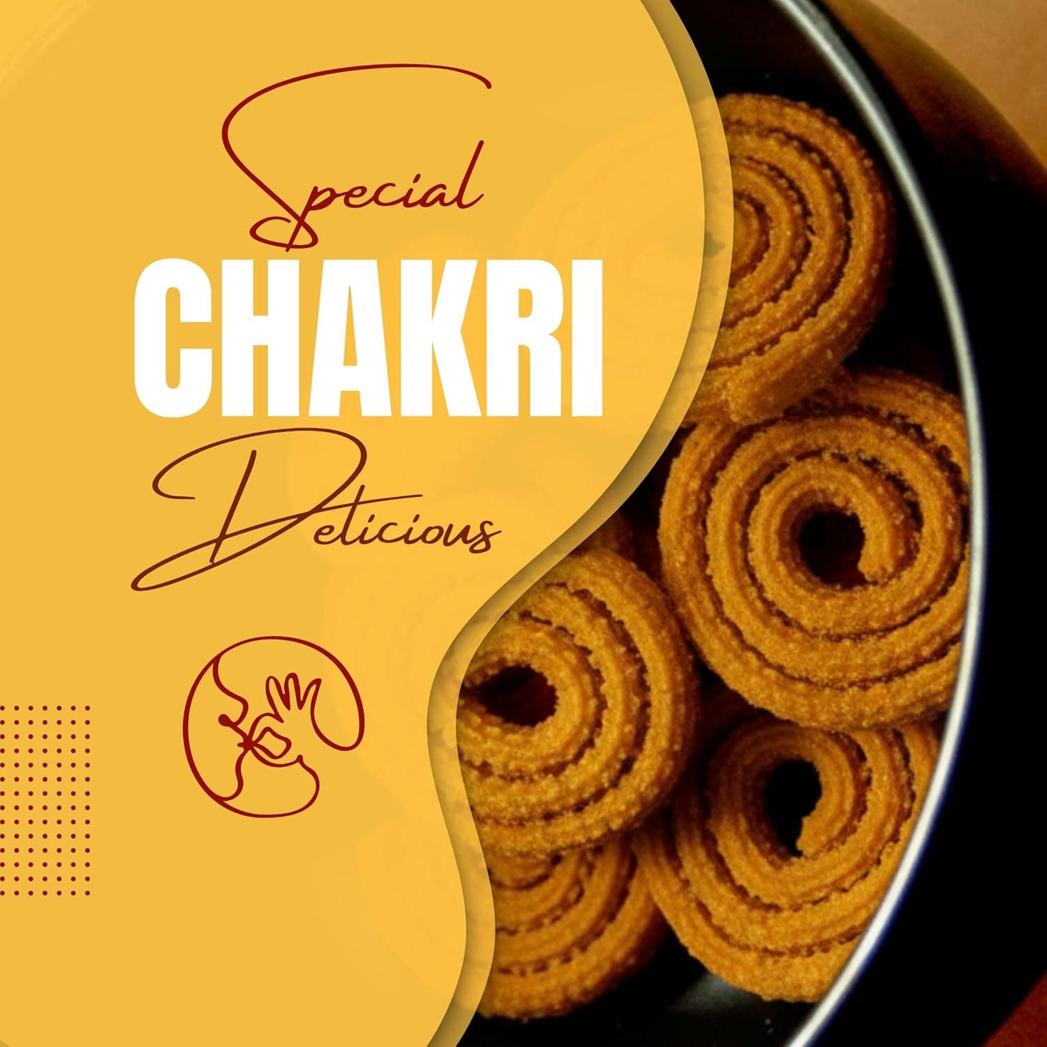 MODISON Butter Chakri Indian Snacks Crispy Gujarati 180g thumbnail 10