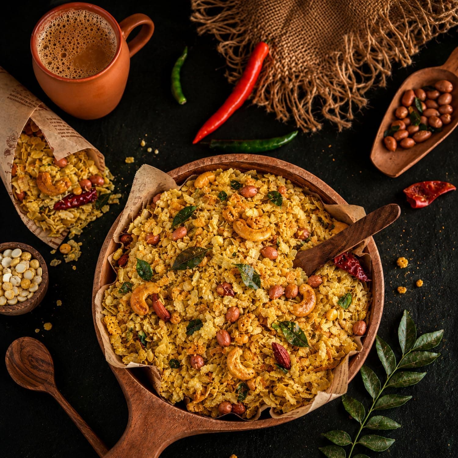 MODISON Roasty Toasty Chevda Indian Namkeen Roasted Crunchy 180g thumbnail 10