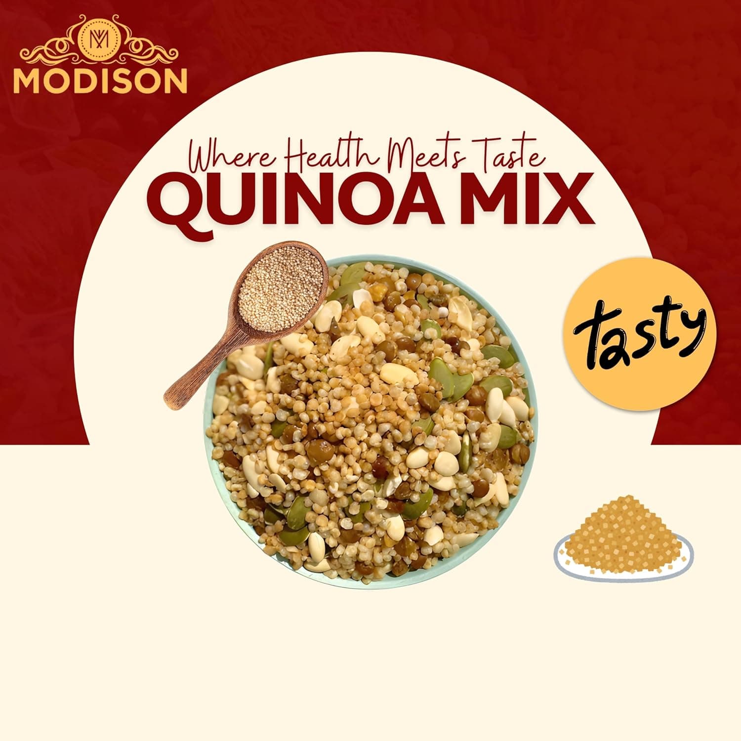 MODISON Quinoa Mix Healthy Snacks Roasted Superfood 180g thumbnail 12