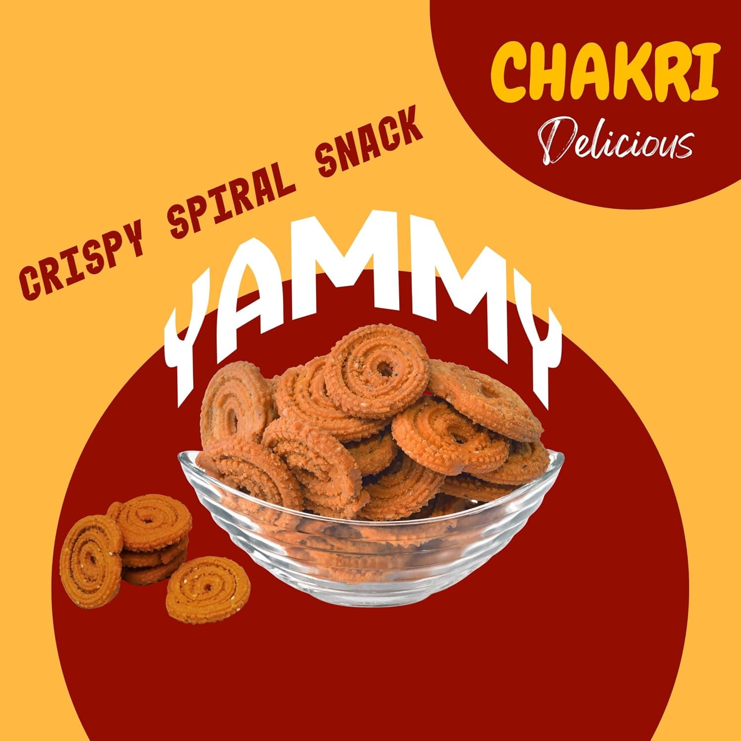 MODISON Butter Chakri Indian Snacks Crispy Gujarati 180g thumbnail 11