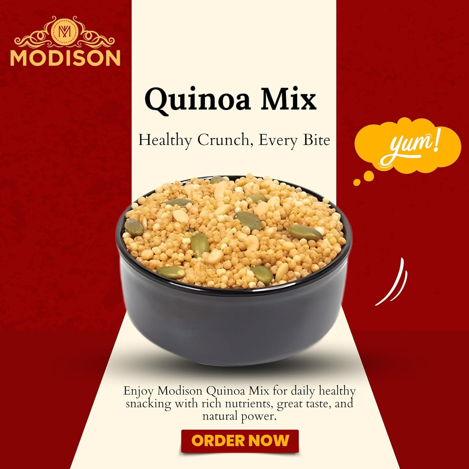 MODISON Quinoa Mix Healthy Snacks Roasted Superfood 180g thumbnail 11