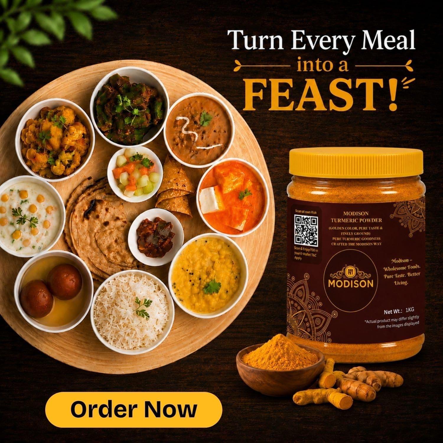MODISON Turmeric Powder Indian Spices Pure Haldi 1kg thumbnail 12