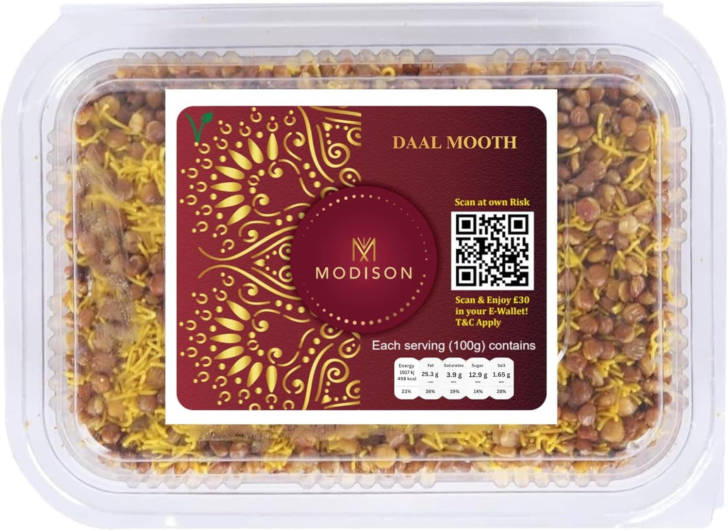 Modison Daal Mooth Snack Mix with Shredded Cheese Topping 180g thumbnail 8