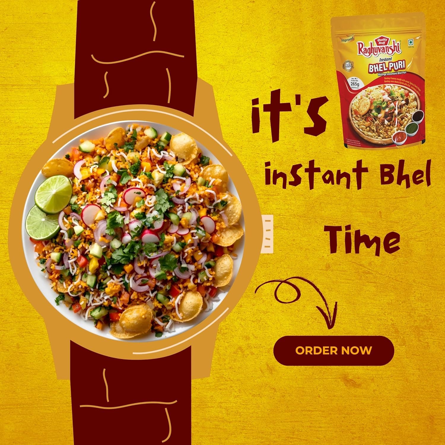 MODISON Instant Bhel Indian Snacks Ready Mix 265g thumbnail 11