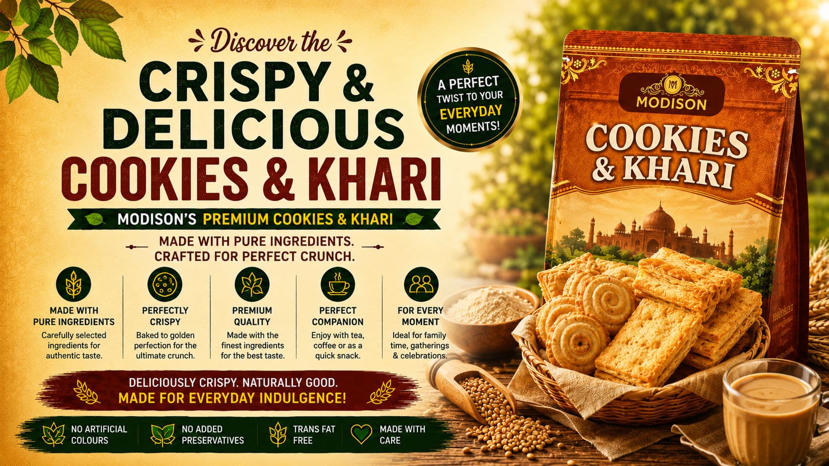 Best Indian Cookies, Khari & Rusk Collection in UK | Modison