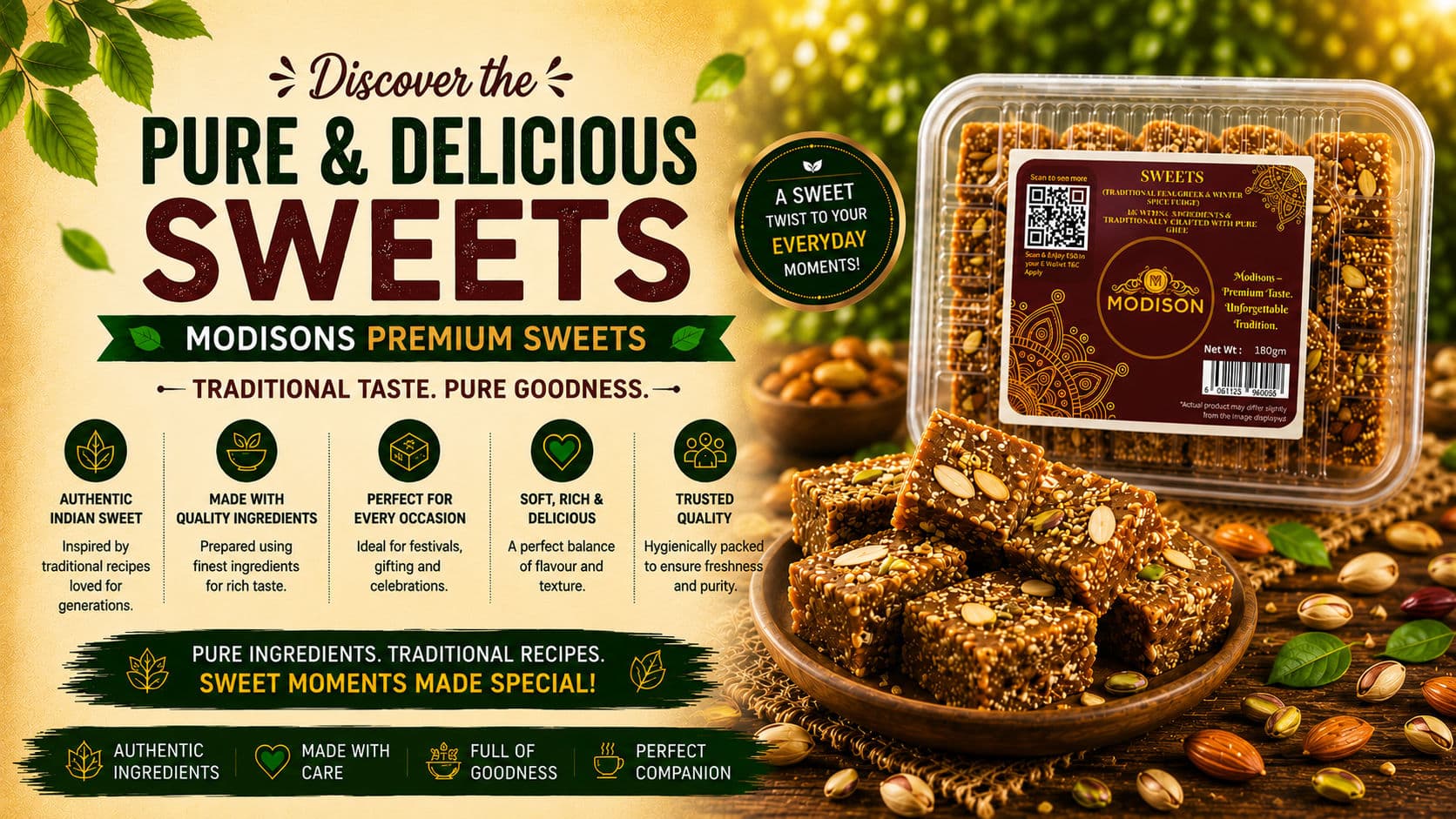 Best Indian Sweets to Buy Online in the UK: Top 5 Traditional Mithai by Modison